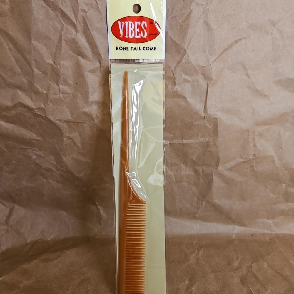 NEW Vibes By Fusion Bone Tail Styling Tool Set Of 12 Hair Comb Styling Hair